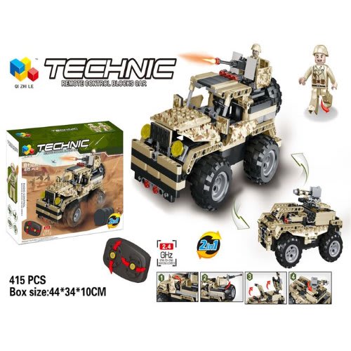 2in1 Educational Building Blocks Remote Control Car- 415 Pieces