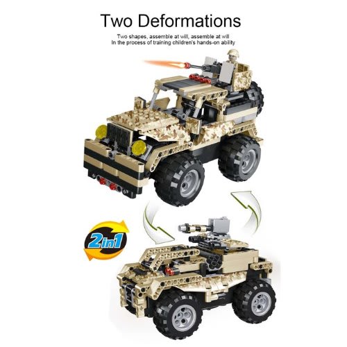 2in1 Educational Building Blocks Remote Control Car- 415 Pieces