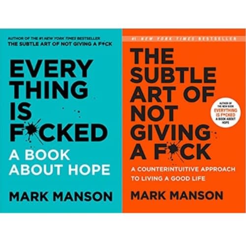 The Subtle Art Of Not Giving A F*ck + Everything Is F*cked (Two books)