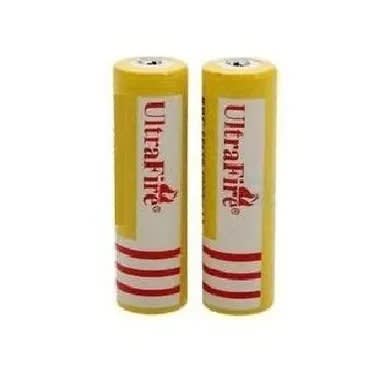 2pcs-18650 Li-ion Rechargeable 7800mAh Battery
