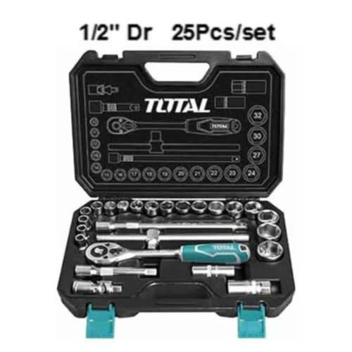 25pcs 1/2” Socket Set - Tht121251