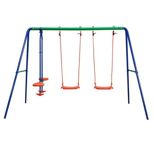 2 Seaters Swing And With Seesaw Glider Sets-323 x 162 x 184cm