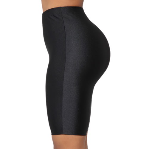 Curves For Days Biker Shorts - Black