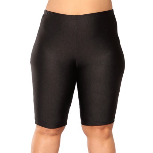 Curves For Days Biker Shorts - Black