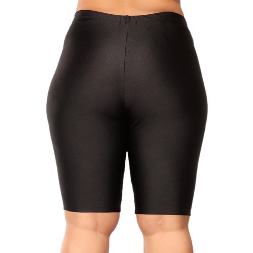 Curves For Days Biker Shorts - Black
