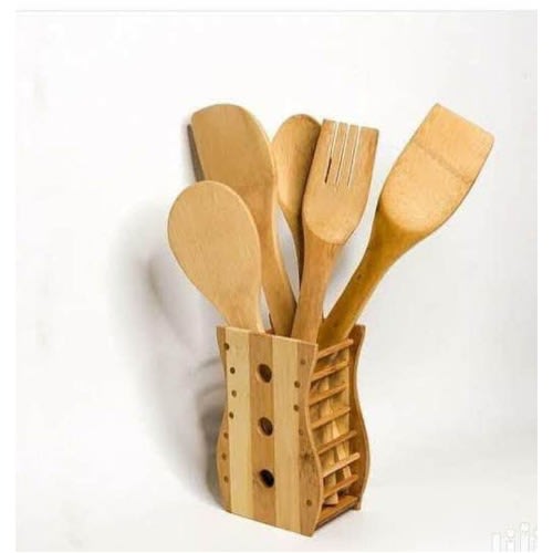 Wooden Kitchen Utensils Set