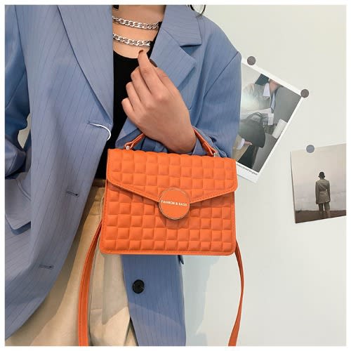 Ladies Handbag - 8X7X13cm - Orange