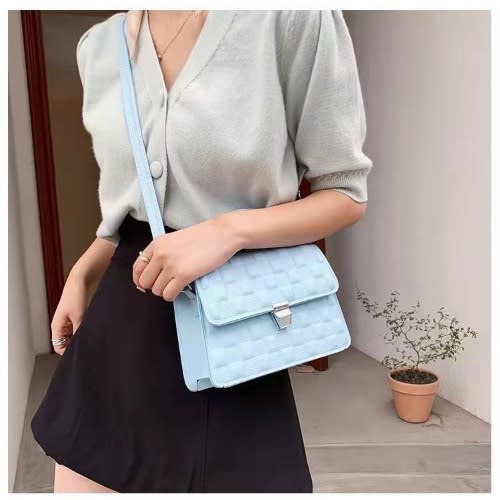 Ladies Handbag - 8X7X13cm - Blue