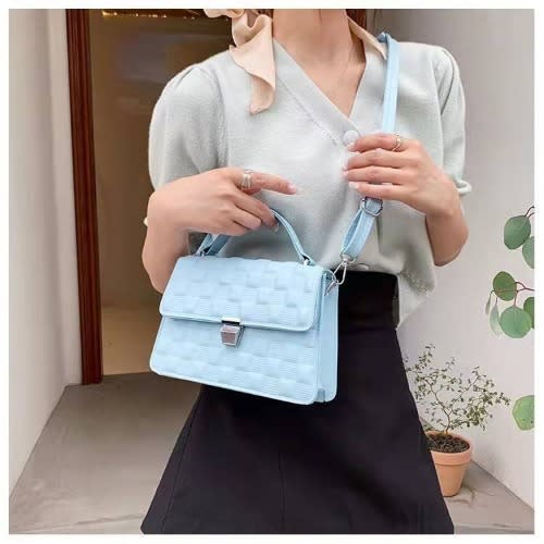 Ladies Handbag - 8X7X13cm - Blue