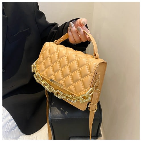 Handbags - Single Shoulder Bag- Beige
