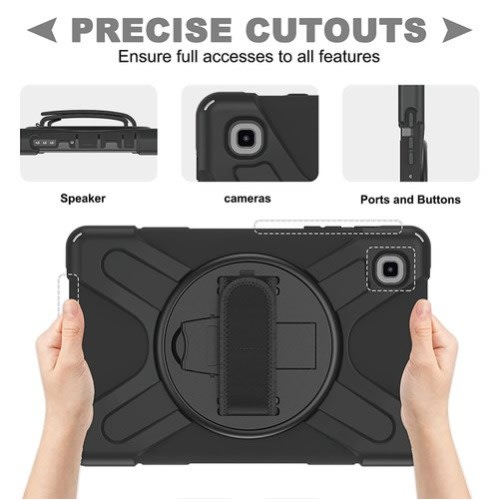 Elite Rugged 3 Layer Armor Case Cover For Samsung Galaxy Tab A7 Lite 8.7" Sm-t225/t220