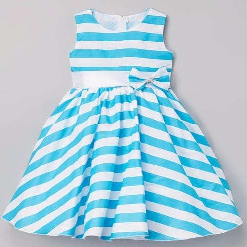 Turquoise A-Line Dress