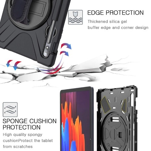 Rugged 3 Layer Armor Defender Tough Protective Case Cover For Samsung Galaxy Tab S8 Plus