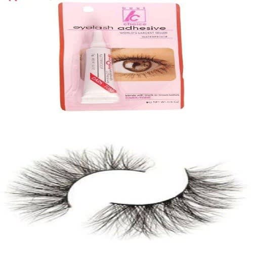 Eyelashes And Adhesive Glue