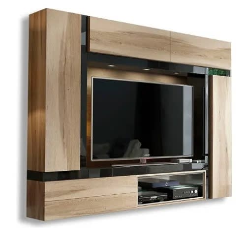 Tv Wall Unit With Gloss