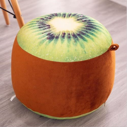 Kiwi Fruit Design Inflatable Stool