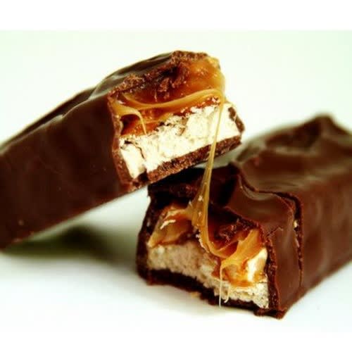 Candy Bar With Chocolate Caramel & Peanuts - 50g × 12bars