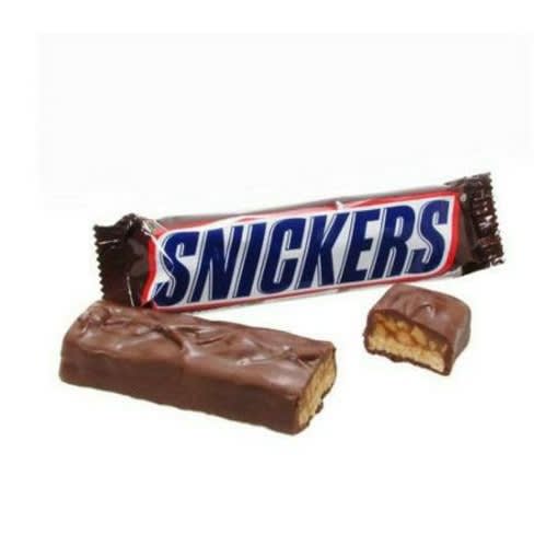 Candy Bar With Chocolate Caramel & Peanuts - 50g × 12bars