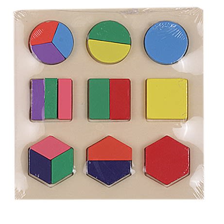 Wooden Puzzles For Toddlers 1-3 With Assorted Shape And Colors Montessori Preschool Toys - 3 Packs