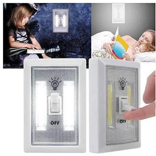 New! As Seen On Tv Super Bright Switch Wireless Peel & Stick Lights! (set Of 2)