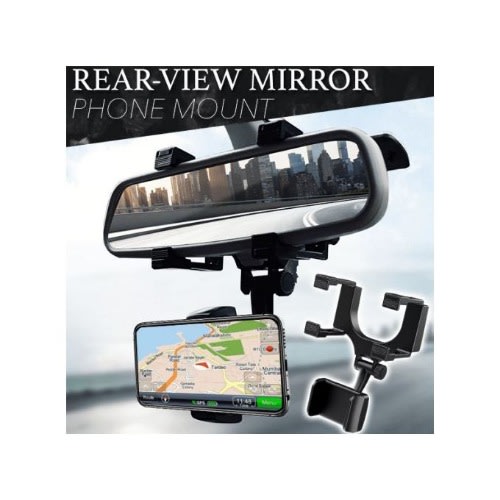 Car Rearview Mirror Phone Mount