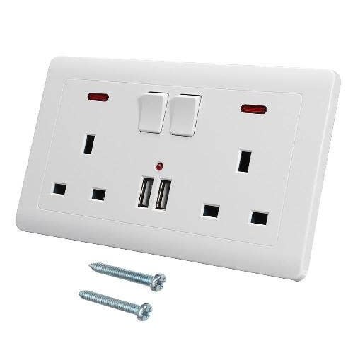 Wall Socket Power Adapter With Usb