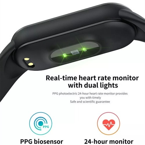 M5 Smart Watch Bracelet Fitness Tracker Black