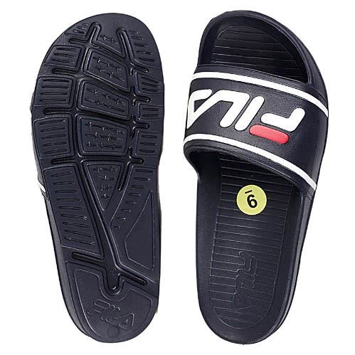Men's Top-logo Rubber Slides