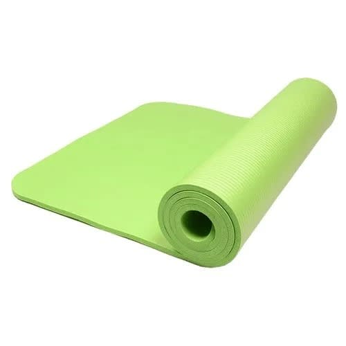 Portable Yoga Mat With Bag - 6 X 9ft - Green