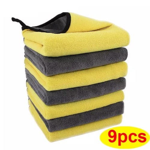 Double Sided Design Cleaning Towel - 40cm X 40cm - 9pieces