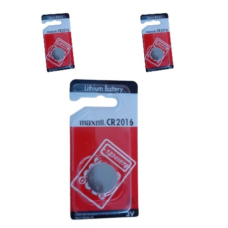 Lithium Remote Battery - CR 2016 - 220mAh - 3 Pieces