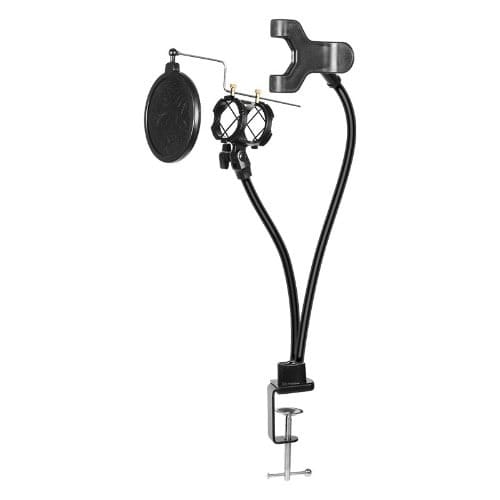 Kh-24 Huake Desktop Mobile Phone Clip Holder Microphone Live Stand