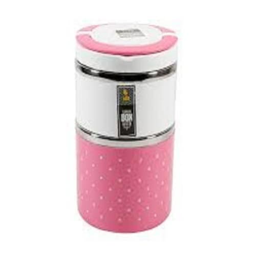 Rashnik Double Layer Food Flask- Pink