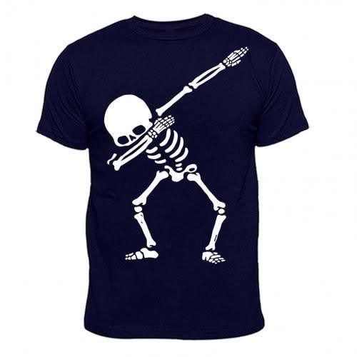 Dab It Print Tshirt - Navy Blue