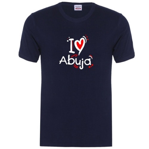 I Love Abuja Custom Branded T-shirt