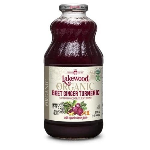 Lakewood Beet Ginger Turmeric Fresh Pressed - 32 Oz - 6 Pack