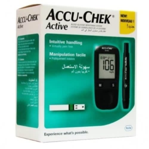 Active Blood Glucose Monitoring Machine With 10 Free Strips Inside