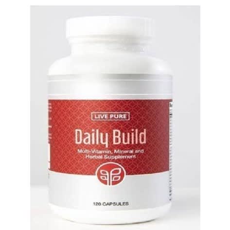 Live Pure Daily Build Multivitamins - 120Capsules