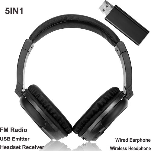 Professional Wireless Headset - Black
