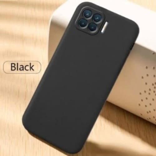 Silicone Back Case For Oppo A93 - Black