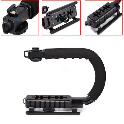 U Shape Bracket Grip Portable Video Handheld Camera Stabilizer