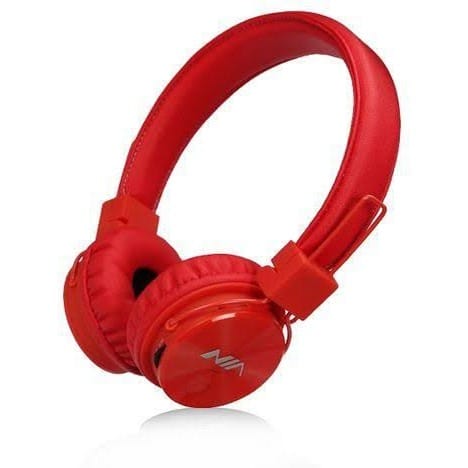Super Bass Sleek Bluetooth Wireless Fm Headset-Red