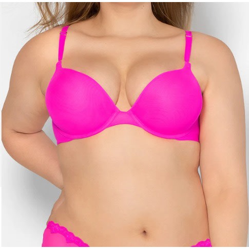 Push-up Bra - 42C - Hot Pink