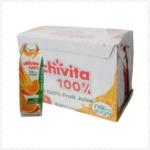 Chivita 100% Real Orange Fruit Juice – 1L - 10Pcs