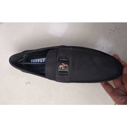Men's Suede Casual Shoe - Black
