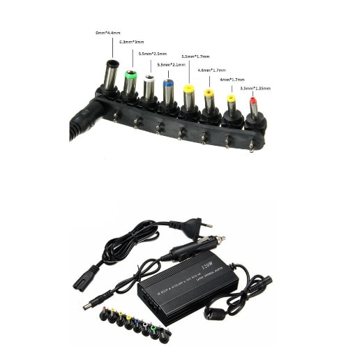 Multifunction Laptop Universal Car And Home Adaptor - 120w