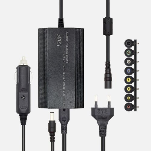 Multifunction Laptop Universal Car And Home Adaptor - 120w