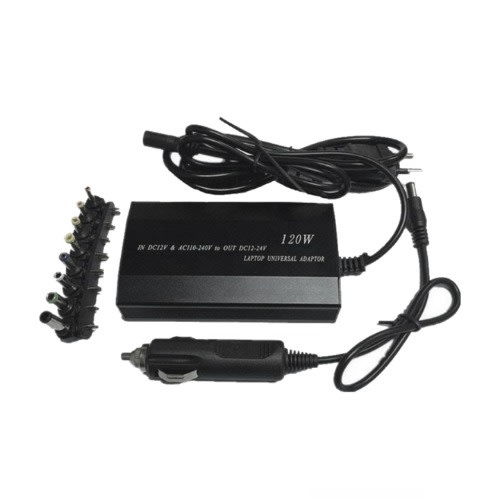 Multifunction Laptop Universal Car And Home Adaptor - 120w