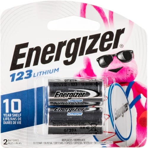 Cr123 3v Lithium Photo Batteries - 2-count