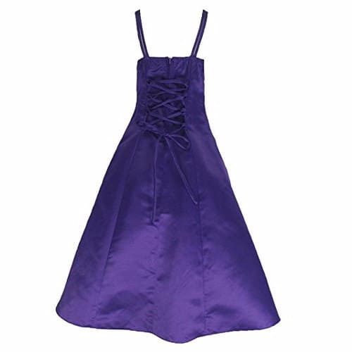 Pleated Bodice Satin Special Occasion Dress